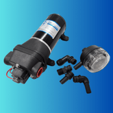 Fleximake High-Performance Pressure Water Pump – 17L/Min Flow with Pressure Switch